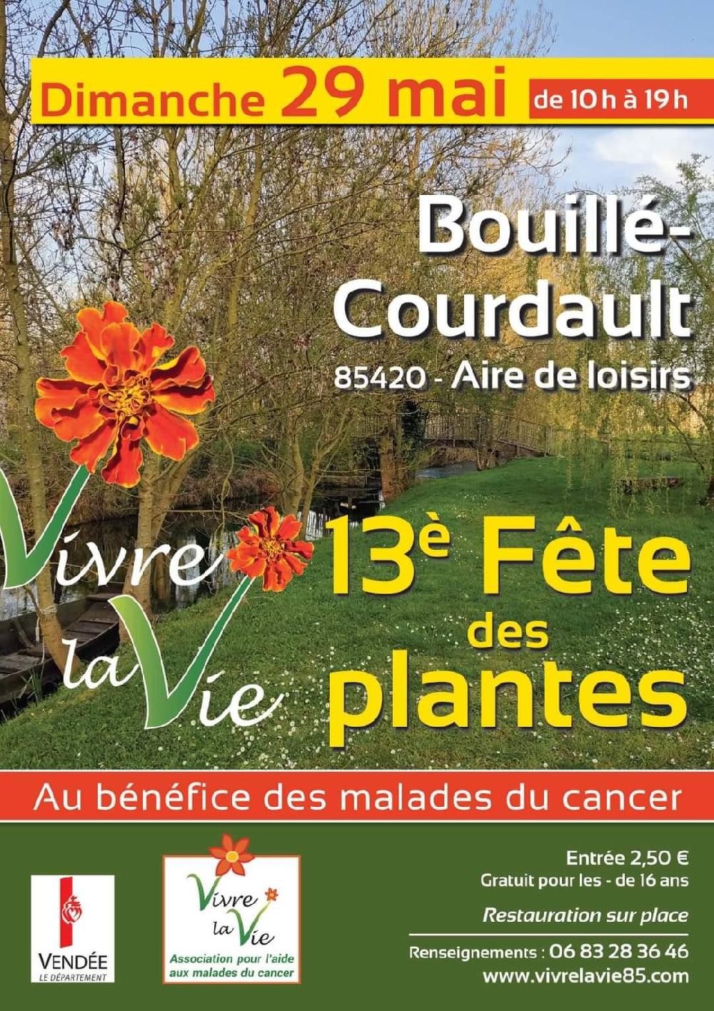 Programme fête des plantes Bouillé Courdault 2022