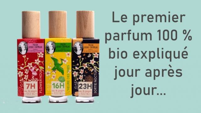 Nouveau : Les premiers parfums 100% Bio !