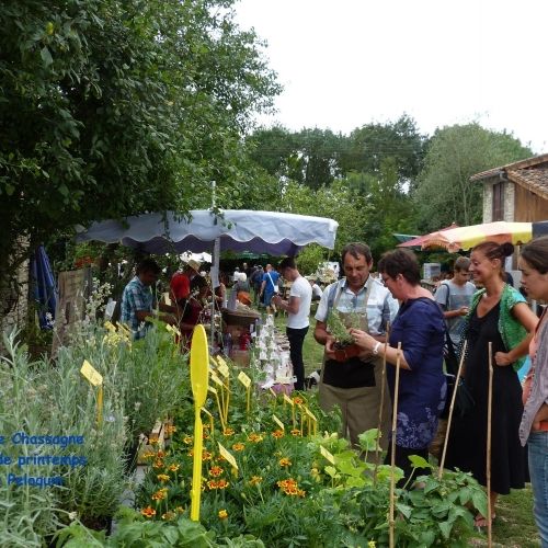 Marché fermier à la ferme de Chassagne