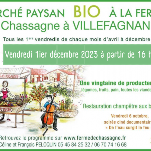 Marché fermier de la Ferme de Chassagne