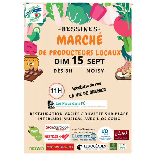 Marché des producteurs locaux de Bessines