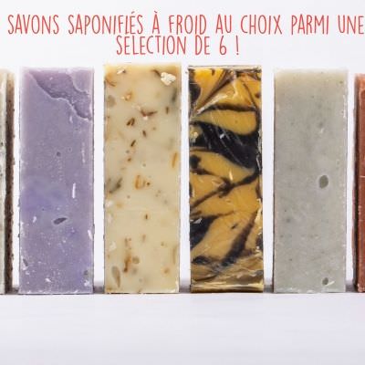 Coffret vrac de 4 savons panachés (au choix)