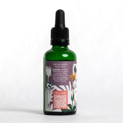 Huile de massage 100 % bio huile d'amande de prune fleur d'arnica