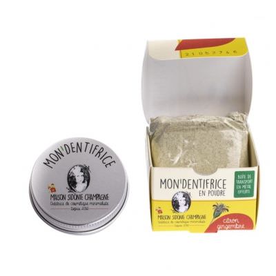 Mon’Dentifrice en poudre Citron-Gingembre