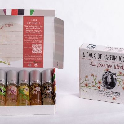 Coffret de 6 eaux de parfums 100 % bio