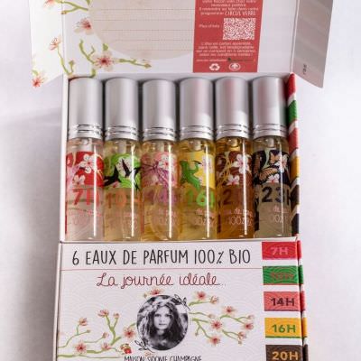 Coffret de 6 eaux de parfums 100 % bio