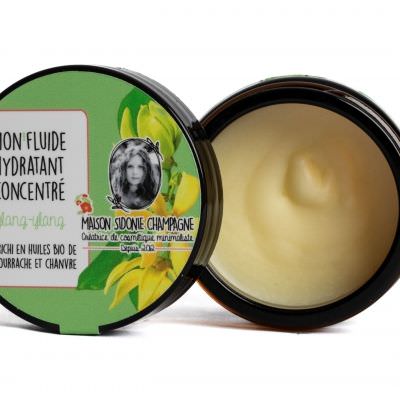 Mon'fluide hydratant concentré ylang ylang pot verre