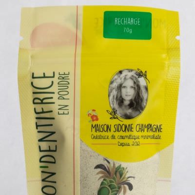 Recharge Mon'dentifrice en poudre citron gingembre