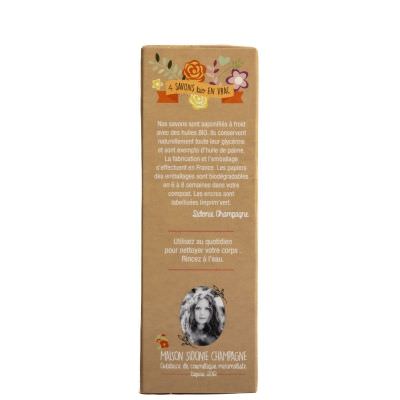 Coffret vrac de 4 savons neutres calendula