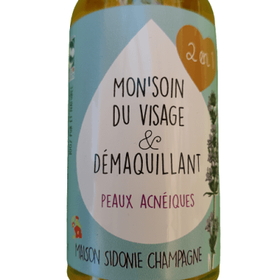 Mon'soin du visage & démaquillant peau acnéique