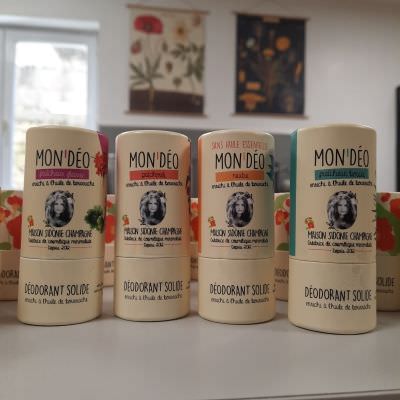 Déodorant solide en stick patchouli Mon'déo