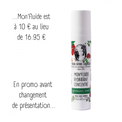 Mon’fluide hydratant concentré géranium Mon’fluide hydratant concentré géranium