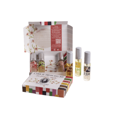 Coffret de 6 eaux de parfums 100 % bio